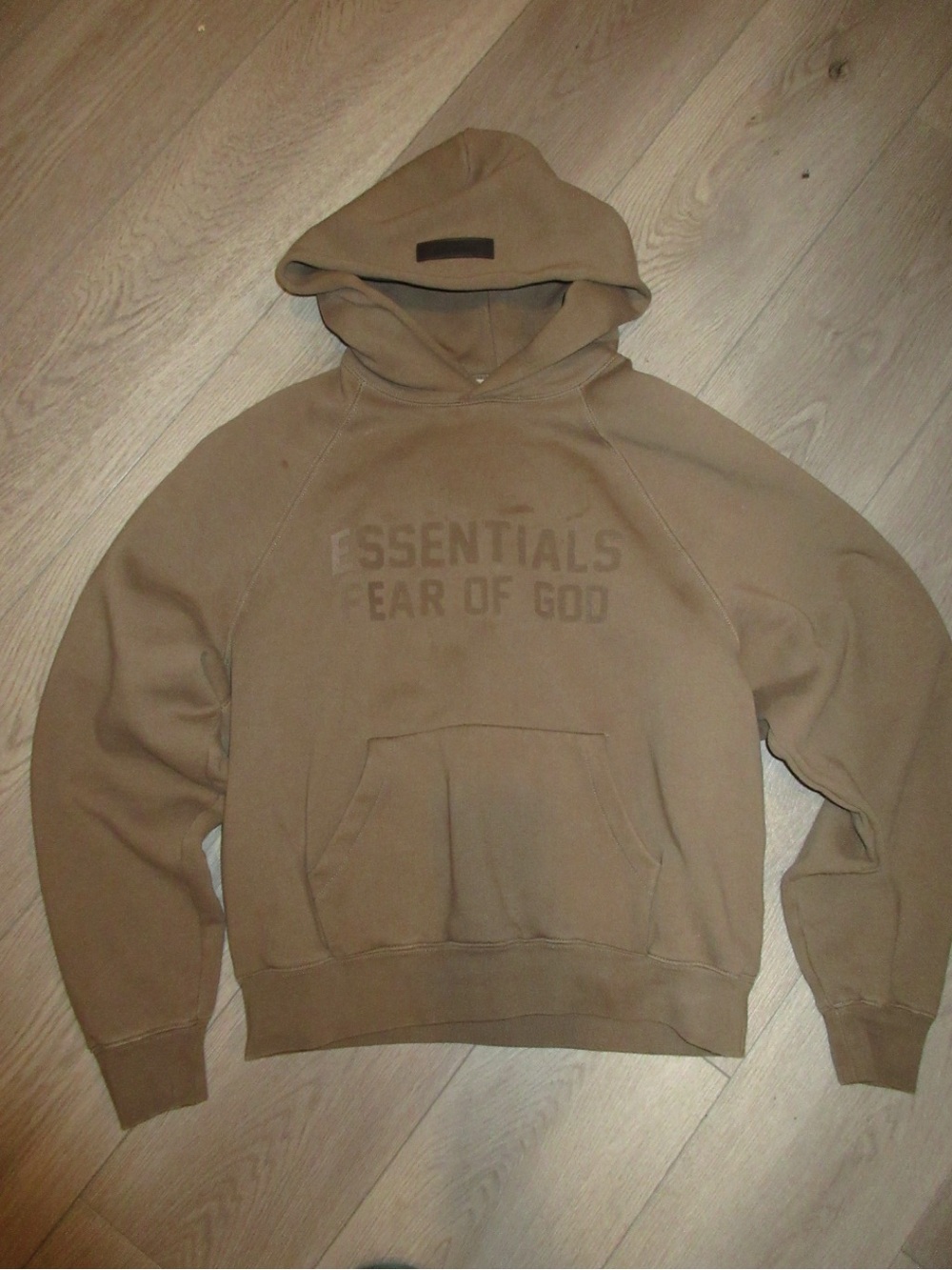 Essentials Fear of God Brown Pullover Hoodie